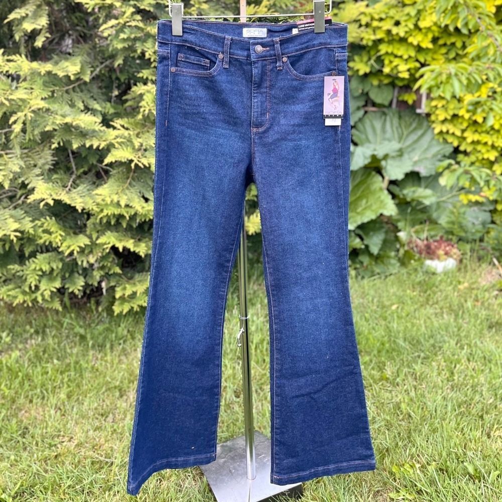 Sofia Jeans Sofia Vergara Melisa Flare High Rise Luxe Vintage Denim Blue Size 6